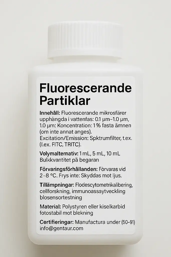 Avidin Fluorescent Particles, Purple, 0.1%w/v, 0.7-0.9µm, 5mL