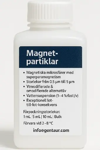 [FAM-4056-2] Fluorescent Amino Magnetic Particles, Nile Red, 1%w/v, 4.0-4.9µm, 2mL